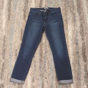 LC Lauren Conrad Blue Ankle Cropped Jeans